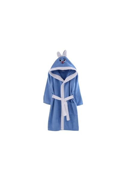 E EFRALL Children's Bathrobe 8-9 Years with Hood, Hanger, Adjustable Belt and Pocket - E EFRALL
