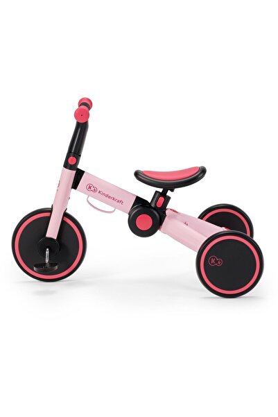 Kinderkraft 4Trike Ποδήλατο Ισορροπίας / Τρίκυκλο, Ροζ Καραμέλας