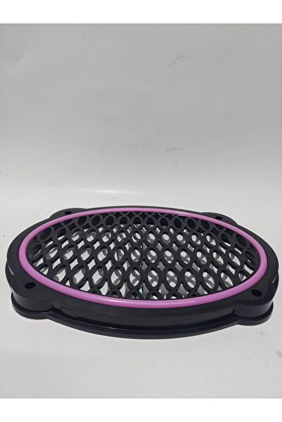 Genel Markalar EFLATUN-Oval Silikon şerit led ışıklı hoparlör kapağı çiftli