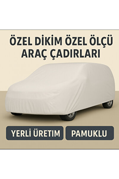 içel çadır خيمة سيارة قطنية مصنوعة خصيصًا لسيارة Dacia Logan 2020-2025 - نسيج...