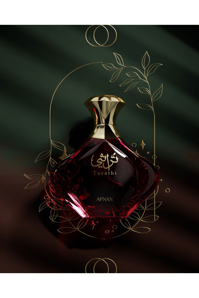 Afnan Turathi Femme Red Eau de Parfum for Women, 90 ML