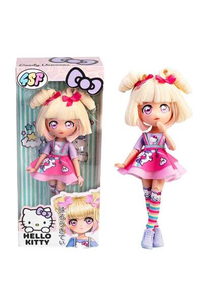 Hello Kitty Manga Bebek Figürü HKTF0000 - Candy Unicorn