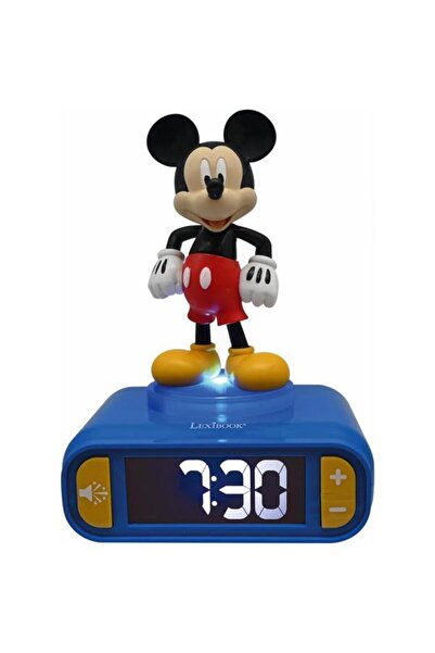 LEXIBOOK Ceas desteptator cu lumina 3D, MICKEY M.