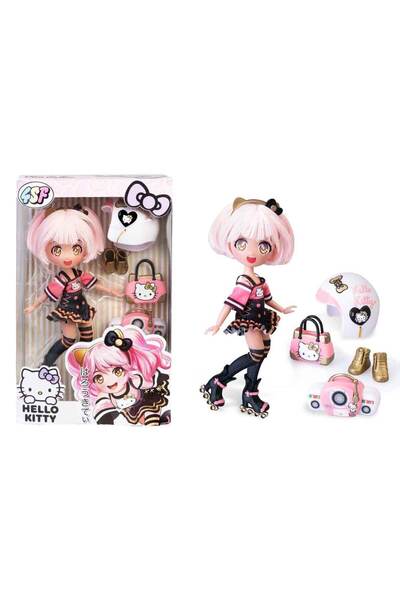 Hello Kitty Manga Doll Golden Diva Figure Set Hktf1000