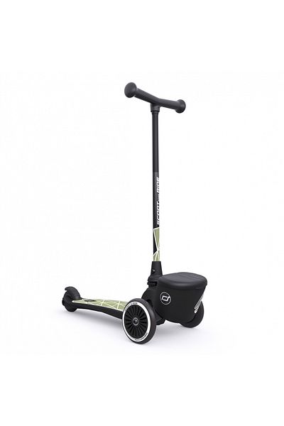 SCOOT AND RIDE Foldable scooter, toy holder, Highwaykick 2 Lifestyle Green Line, 2 years +, up to 50 kg,