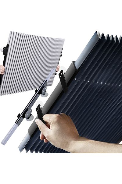 Promagg Auto Retractable Sunshade Accordion Style