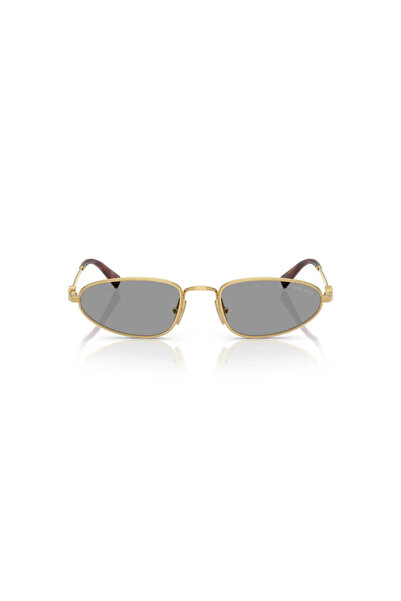 Miu Miu MUA525AK-40052 Kadın Güneş Gözlüğü Gold Metal Çerçeve Füme Lens UV400