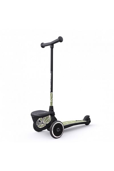 SCOOT AND RIDE Foldable scooter, toy holder, Highwaykick 2 Lifestyle Green Line, 2 years +, up to 50 kg,