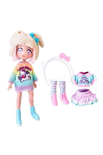 Hello Kitty Manga Doll Fashion Unicorns Figure Set Hktf2000