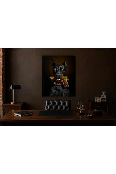 BLT DİZAYN TABLĂ DE STiclă DOBERMAN MAFIA CADOU DE ACASA TABLĂ DE STiclă MODERNĂ DE LUX INFRACȚIONĂ