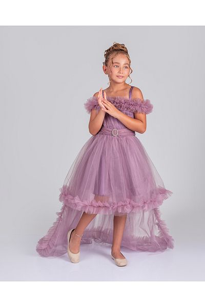 ABİYEKİDS Tailed Waiterboy Style Wedding Party Children's Evening Dress Gown Aby231