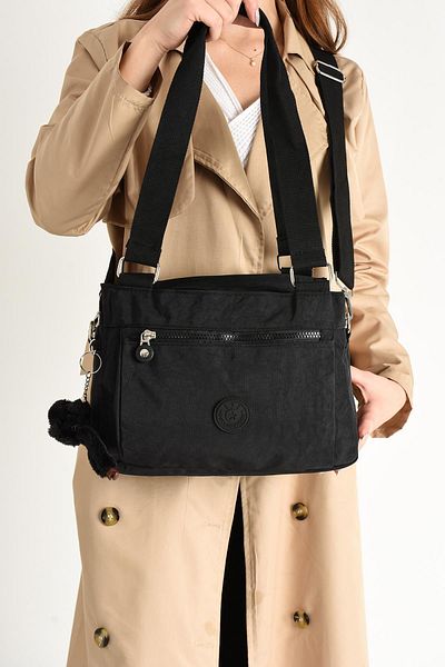 Çanta Trend Ultra Light Waterproof Multi-Pocket Shoulder Bag Black (Model: 571-5F)