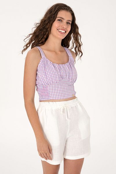 U.S. Polo Assn. Women's Lilac Strap Blouse 50299657-Vr034