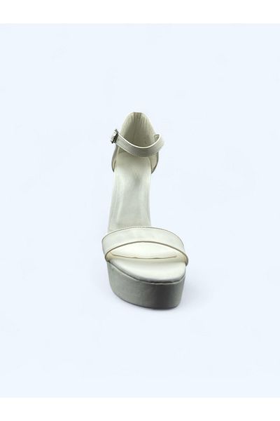 Odie Collection Women's Stylish Night Single Hard Hat Ankle Tie Platform Evening Dress Wedding Dress Wedding Shoes