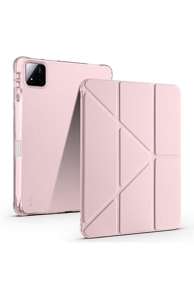 AktarMobile Xiaomi Mi Pad 7 / Pad 7 Pro uyumlu Kılıf Kalem Bölmeli Tri Foldin...