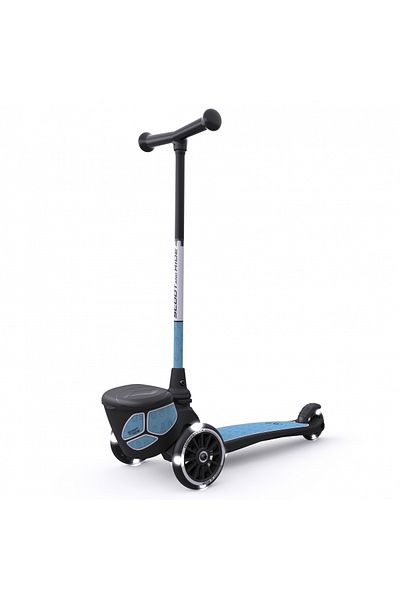 SCOOT AND RIDE Foldable scooter with light-up wheels, toy holder, Highwaykick 2 Lifestyle, 2 years +, max 50 kg,