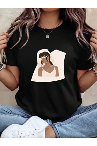 Sarah's Boutique Tricou de damă – 100% bumbac – ABSTRACT GIRL