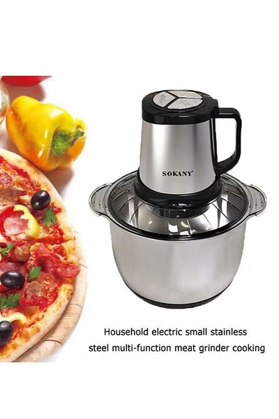SOKANY SK7011Speed Magic Mini Meat and Vegetable Chopper Grater with 2/3/5 Blades Meat Grinder