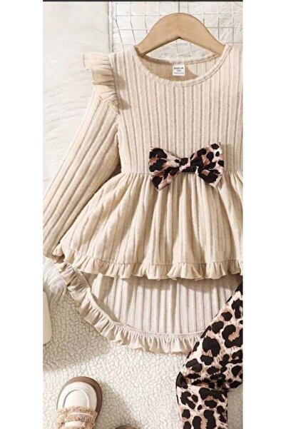 zavera for kids Leopard Bow 2 Piece Set