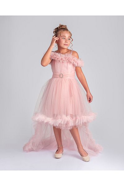 ABİYEKİDS Tailed Waiterboy Style Wedding Party Children's Evening Dress Gown Aby231