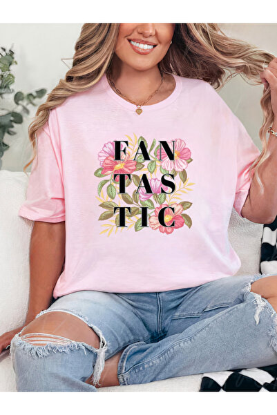 Sarah's Boutique Tricou de damă – 100% bumbac – FANTASTIC