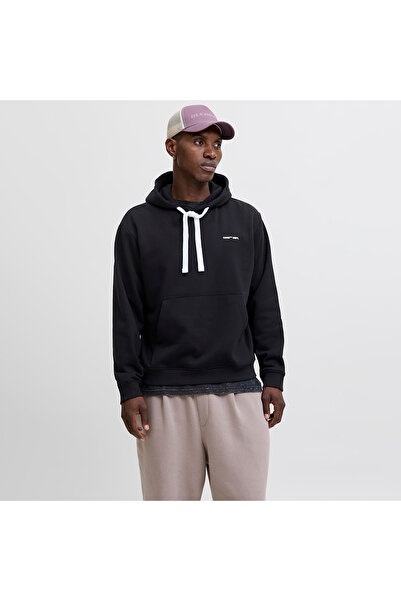 Jack & Jones Cover Graphic Erkek Siyah Sweatshirt (12282973-B)