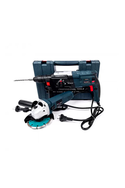 German Meister Ciocan Rotopercutor 1400W + Polizor Unghiular 1200W German Mei...