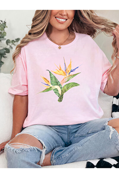 Sarah's Boutique Tricou de damă – 100% bumbac – NATURĂ