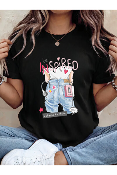 Sarah's Boutique Women's T-Shirt – 100% Cotton – BE INSPIRED