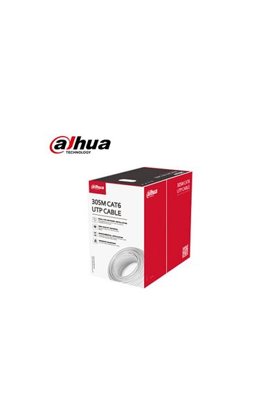 DAHUA Nif Bilişim Pfm922I-6Un-C 305m Utp Cat6 23 Awg Cca Polyester Pvc Cat6 Cable White
