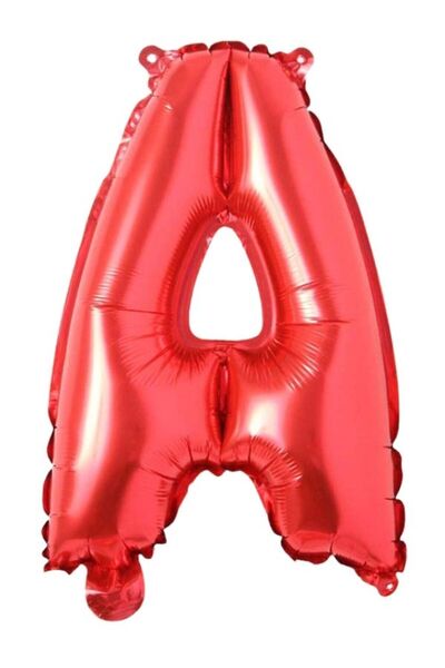 PartiCompany بالون رقائق الحروف الحمراء