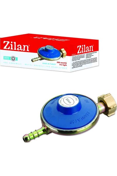 Zilan Home Cylinder regulator (cylinder clock), ZILAN ZLN-0100, LPG, Metal body, Output pressure 29 mbar