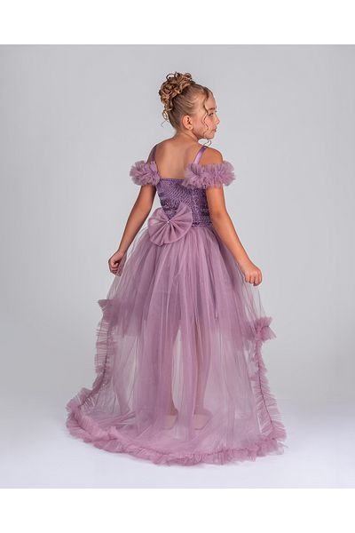 ABİYEKİDS Tailed Waiterboy Style Wedding Party Children's Evening Dress Gown Aby231