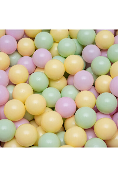 Meowbaby MeowBaby® dry pool with 250 balls, Spring, 90x30 cm, Ecru Velvet