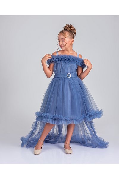 ABİYEKİDS Tailed Waiterboy Style Wedding Party Children's Evening Dress Gown Aby231
