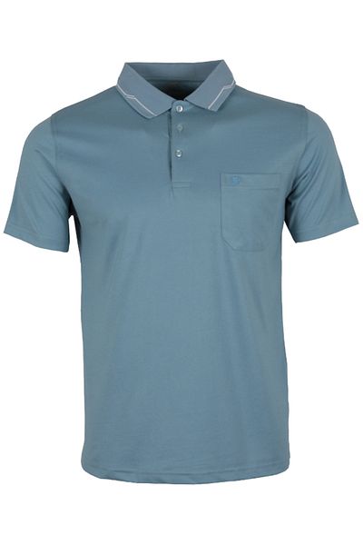 Modarar Men's T-Shirt Polo Neck Regular Fit Single Jersey Rar01326
