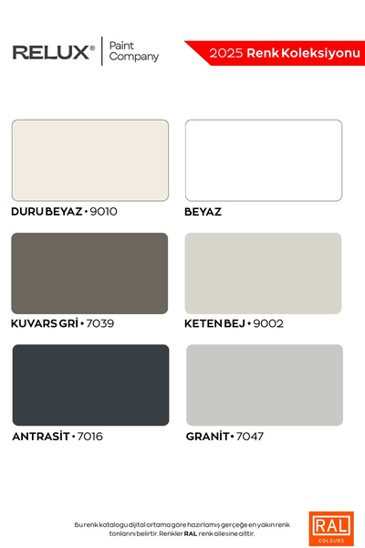 Relux Paint Su Bazlı Pürüzsüz Ahşap & Panel Kapı Boyası – Kokusuz, Sararma Dirençli, Yarı Mat, Hızlı Kuruyan 1KG