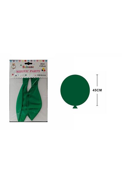 SDX Market Set of 2 Balloons, Mirific Party, Green, 45 cm, Latex