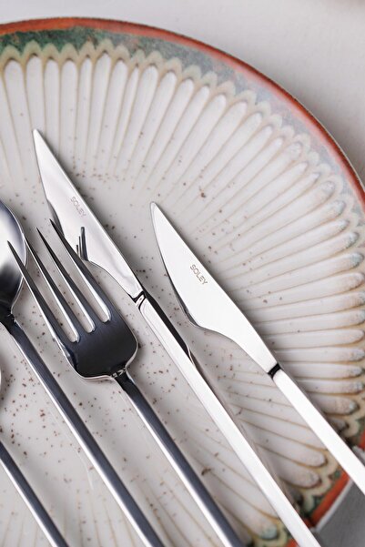 Soley | ZENIA | 6 kişilik 30 Parça Çatal Kaşık Bıçak Takımı