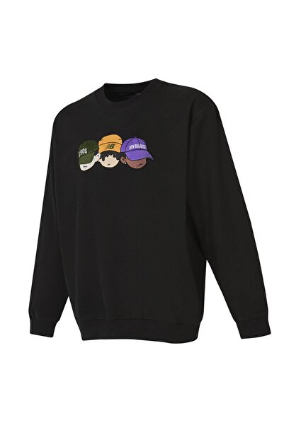 New Balance NB LIFESTYLE MEN SWEATSHIRT ERKEK 0 YAKA SWEATSHIRT