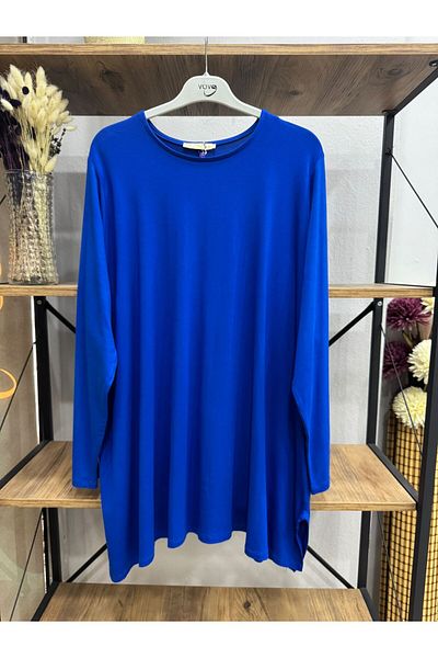 ÖZNE BUTİK Women's 100% Cotton Lycra Combed Cotton Tunic