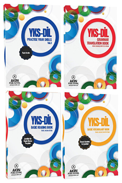 AKIN Publishing YKS-DİL Practise Your Skills Vol. I+Grammar Translation+Basic...