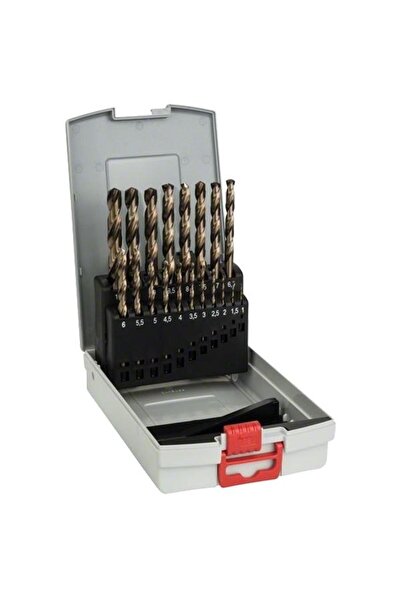 Bosch Set de 19 burghie pentru metal ProBox HSS-Co Bosch, diametre 1-10 mm, c...