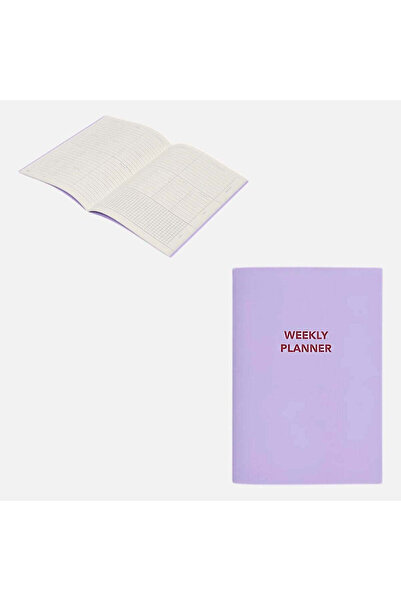 Flying Tiger Copenhagen Mor Haftalık Planlayıcı B5 Defter