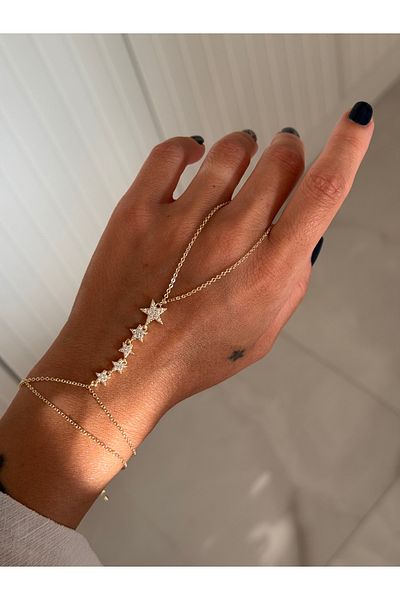 HERCY Colorfast Star Şahmeran |   Starry Shahmeran Bracelet |   Imported Shahmeran with Zircon Stone
