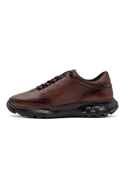 Voyager 1160 Men's Khaki Leather Sports Shoes