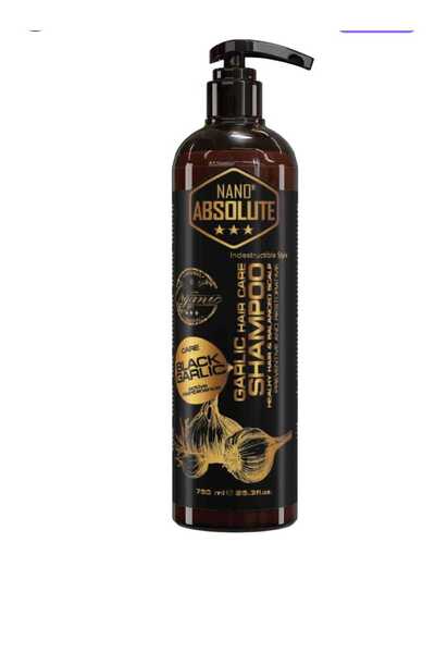 Nano Absolute SİYAH SARIMSAK ÖZLÜ ŞAMPUAN 750 ML