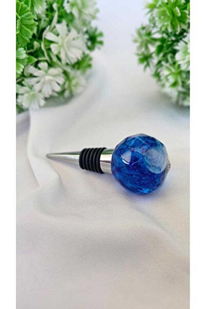 Epoksikalesi Dekoratif Epoksi Deniz Kabuklu Şişe Tıpa Koku Yağ Süs Şarap Tıpası