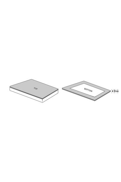 OEM Fitted sheet ELENORA 90x200x6-10 white