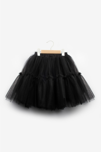 Le Mabelle Black Girl's Tulle Skirt - Miley
